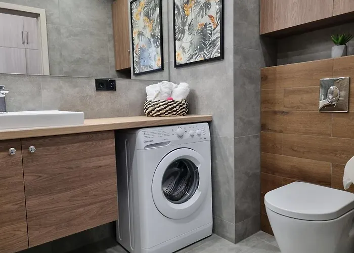 Q Enter- 2 Pokojowy Klimatyzowany Przy Manufakturze Z Garazem Gratis, Fv Διαμέρισμα *