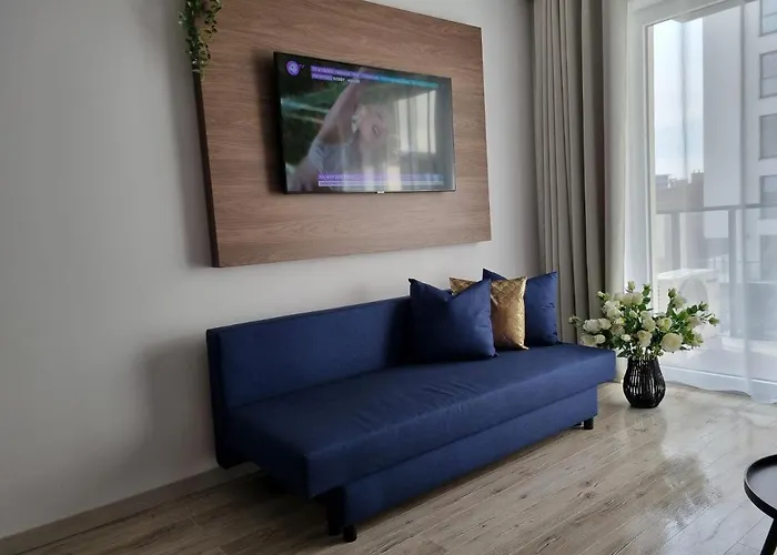 Διαμέρισμα Q Enter- 2 Pokojowy Klimatyzowany Przy Manufakturze Z Garazem Gratis, Fv *